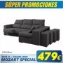 Sofá 2L + Chaise Long Mozart Special (275x155cm)