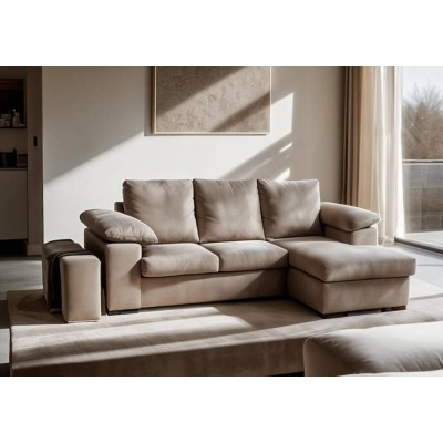 Sofá 2L + Chaise Long Reversível Donatello (230x150cm)