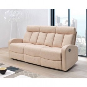Sofá 3 Lugares Relax c/ Função Manual Siberia (180x95cm)