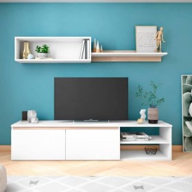 Estante Completa Eco (Branco Matte/Sahara)