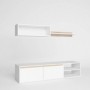 Estante Completa Eco (Branco Matte/Sahara)