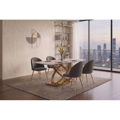 Pack Mesa de Jantar Elisa + 4 Cadeiras Porto