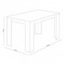 Mesa de Jantar Berta (140x75x80cm)