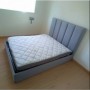 Cama Estofada Cindy + Colchão Opc.