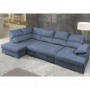 Sofá Canto c/ Chaise Long e Cama New York (150x350x200cm)